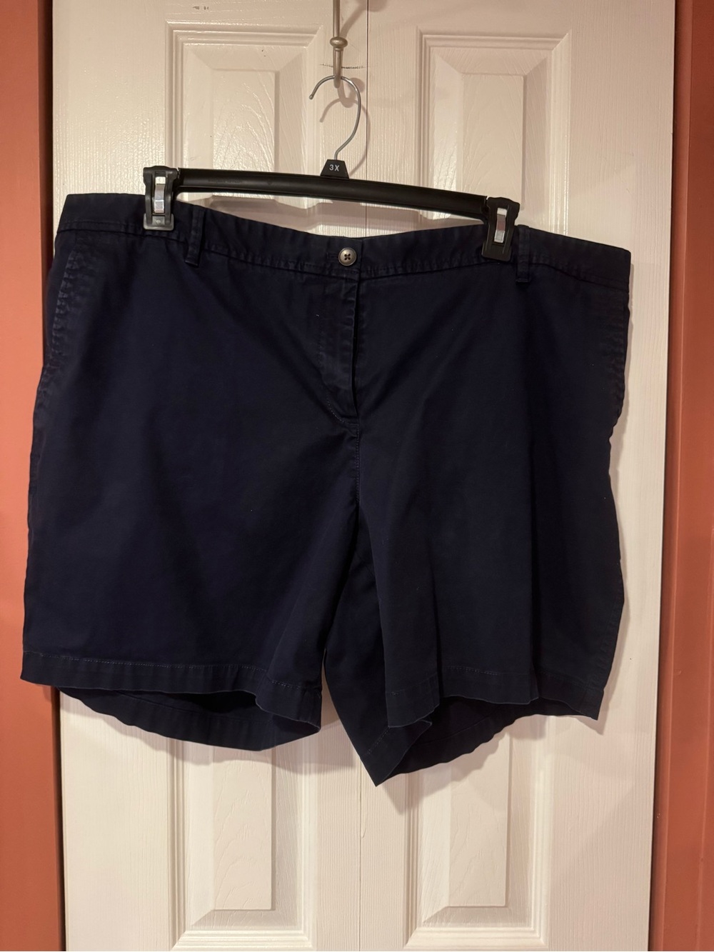 Talbots Navy Chino Shorts, size 20W
